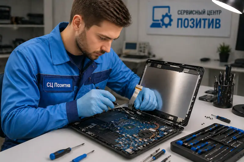 Ремонт шлейфа матрицы ноутбука в Иркутске