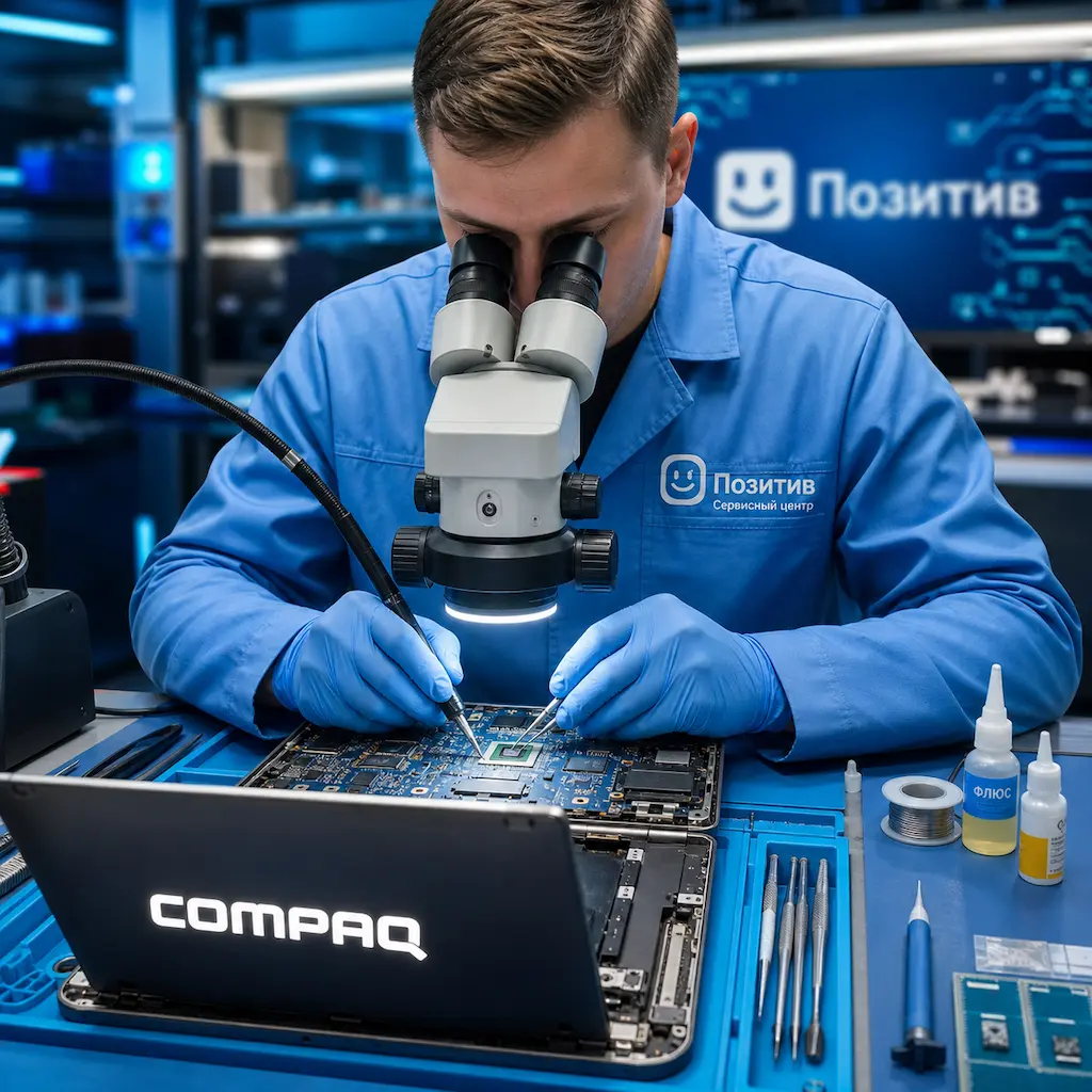 Замена видеокарты ноутбука Compaq в Иркутске