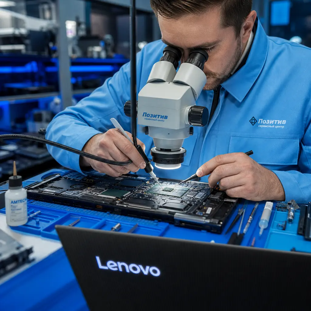 Замена видеокарты ноутбука Lenovo в Иркутске