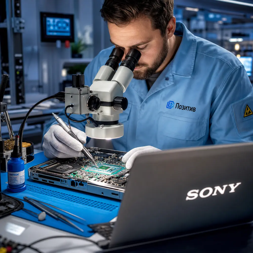 Замена видеокарты ноутбука Sony в Иркутске