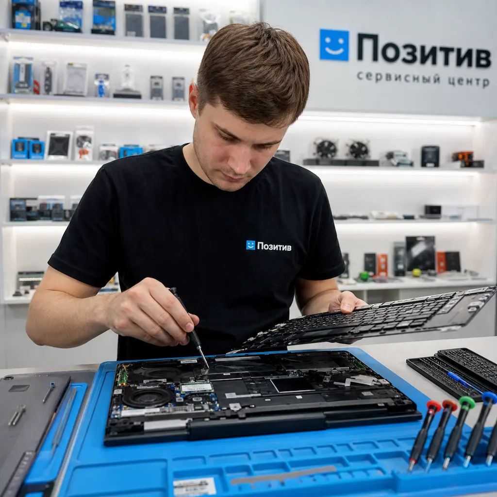 заменить клавиатуру на ноутбуке Samsung в Иркутске