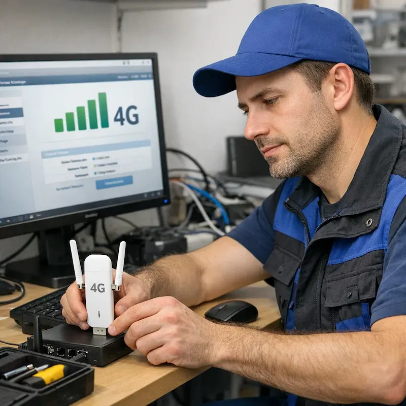 Настройка LTE модема в Иркутске