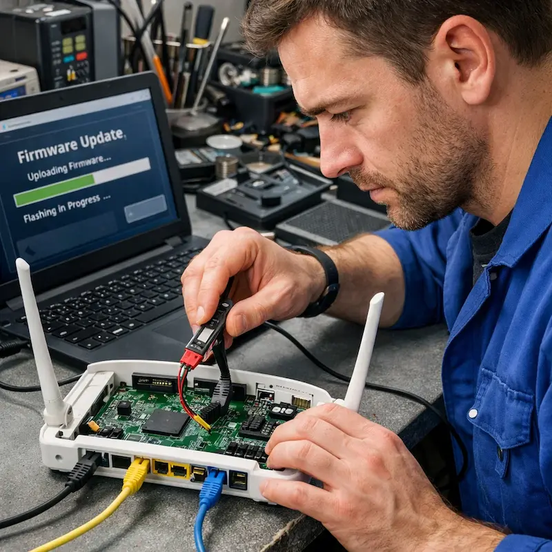 Обновление прошивки роутера в Иркутске