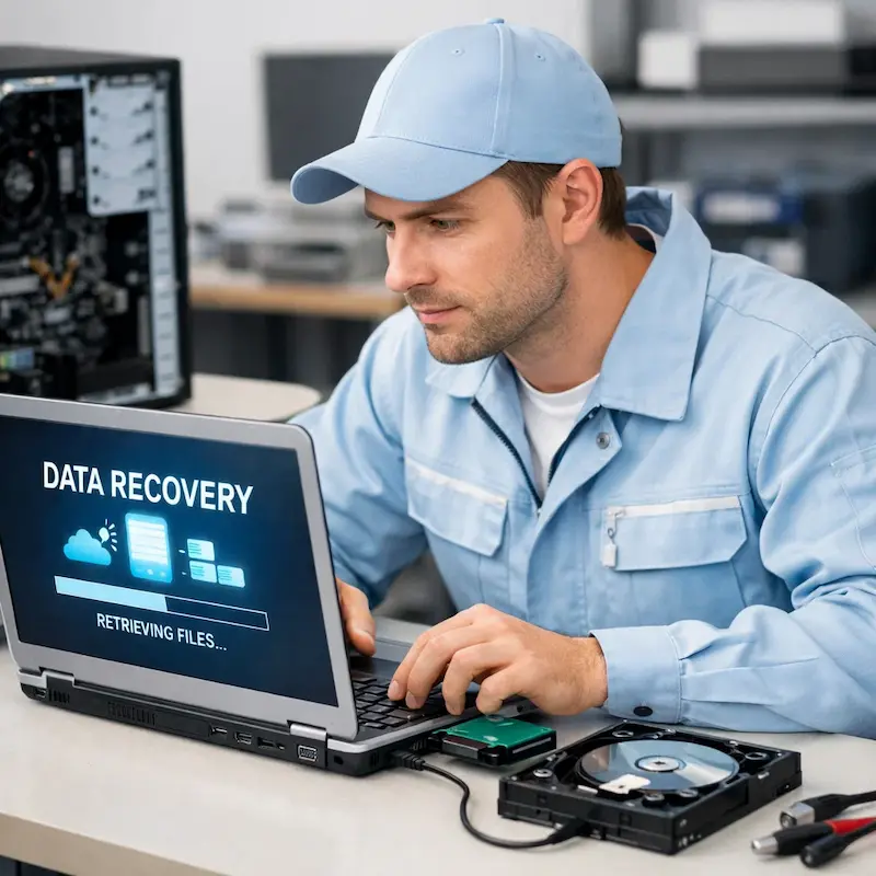 Восстановление данных и файлов в Иркутске