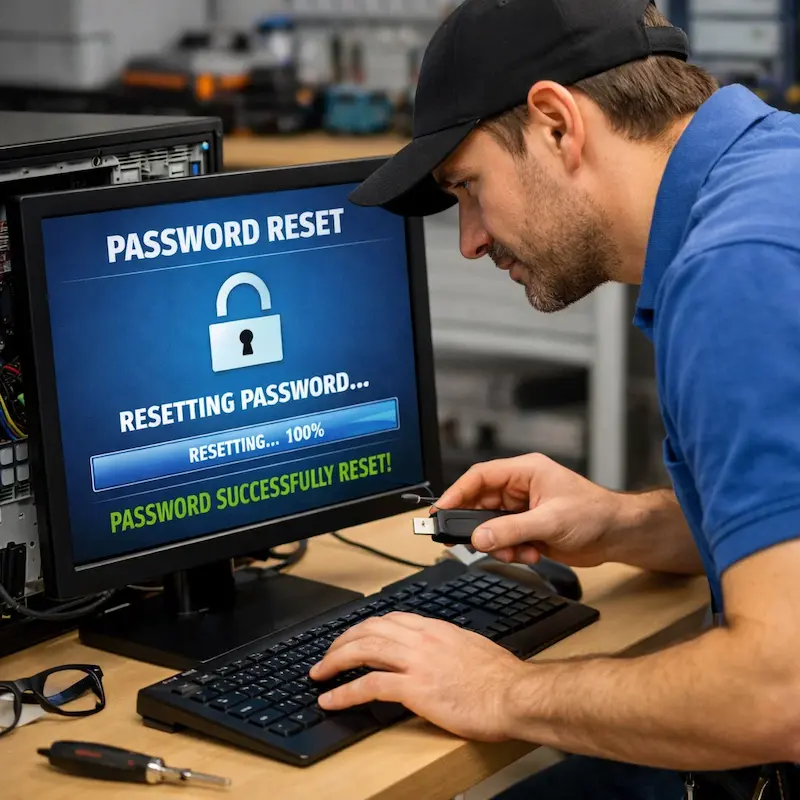 Сброс пароля от компьютера в Иркутске