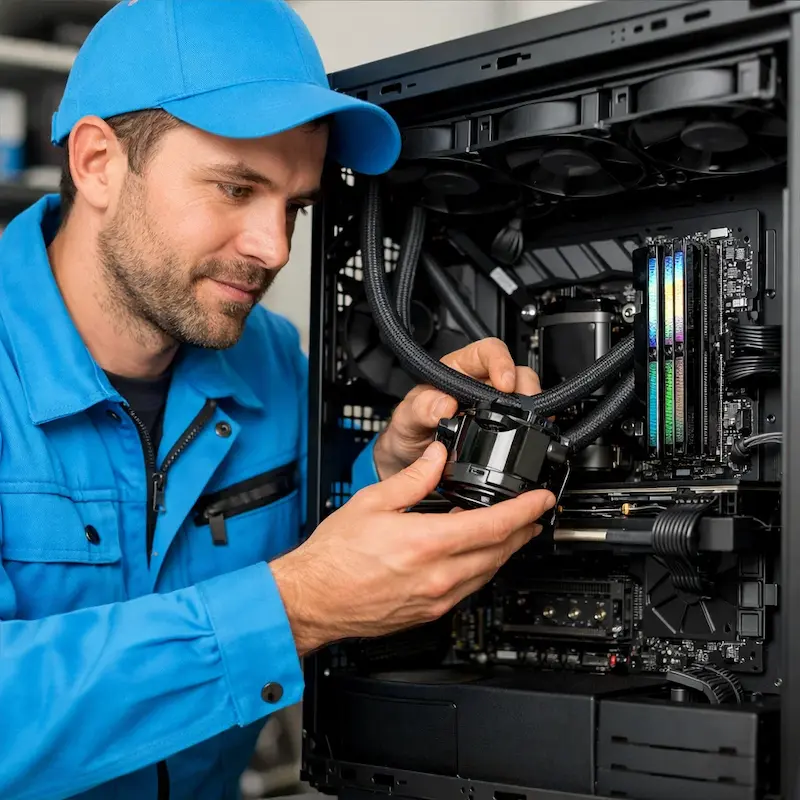 Установка СЖО на ПК в Иркутске