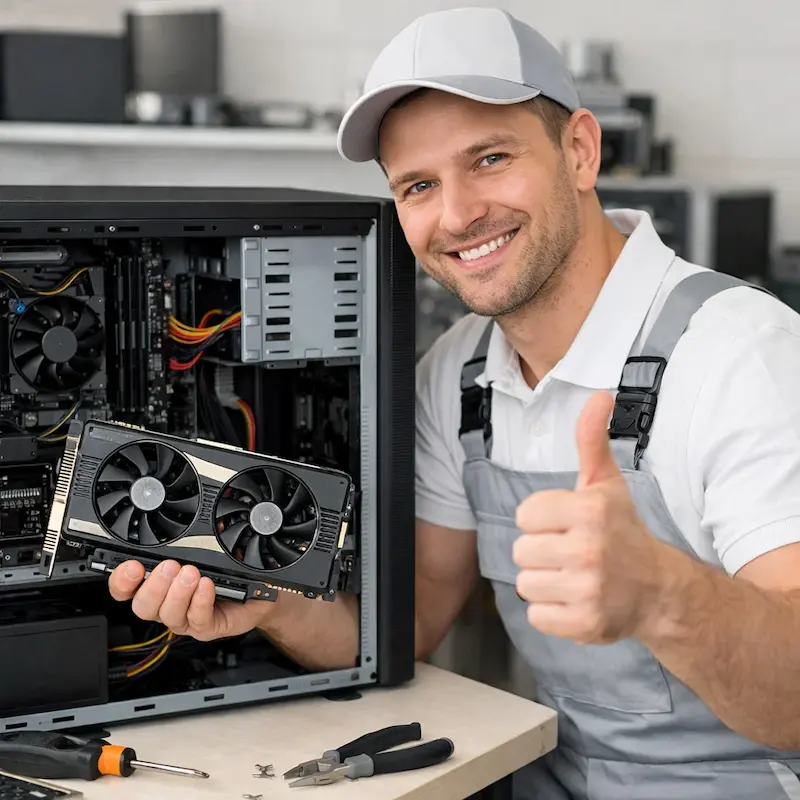 Замена видеокарты ПК в Иркутске