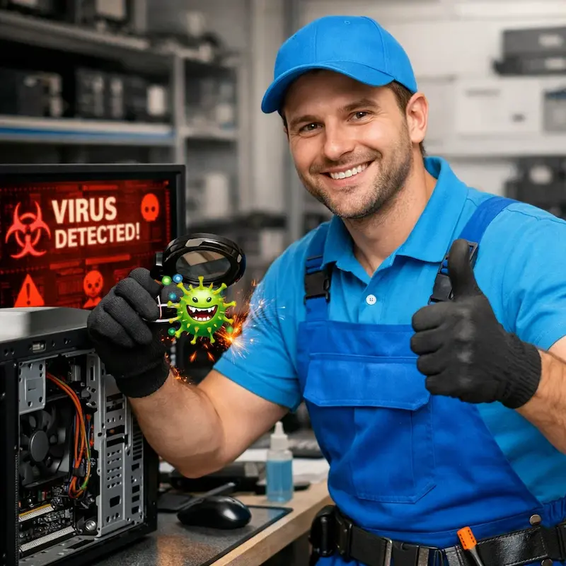 Удаление вирусов с компьютера в Иркутске